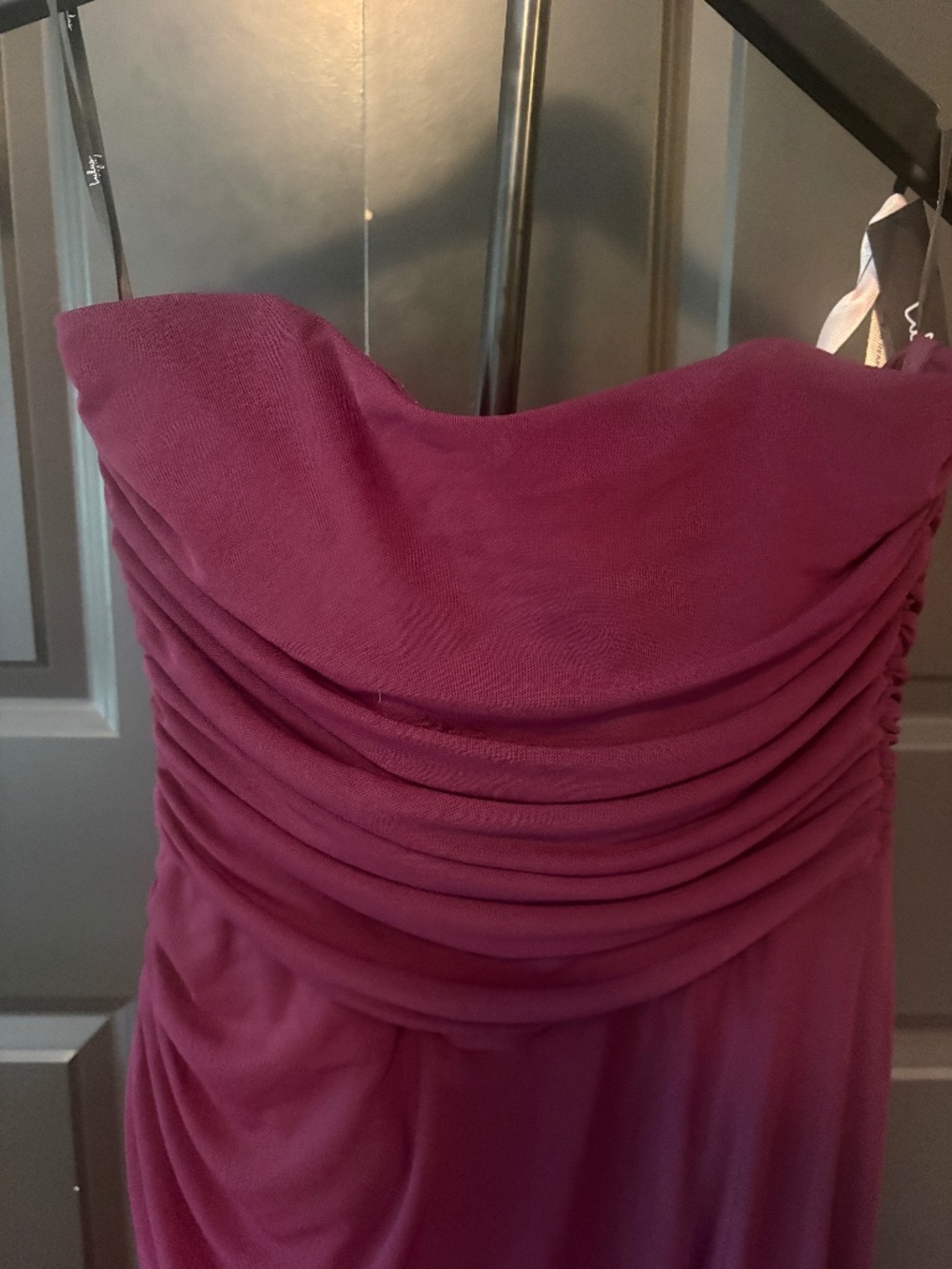 Lulu’s burgundy homecoming dress